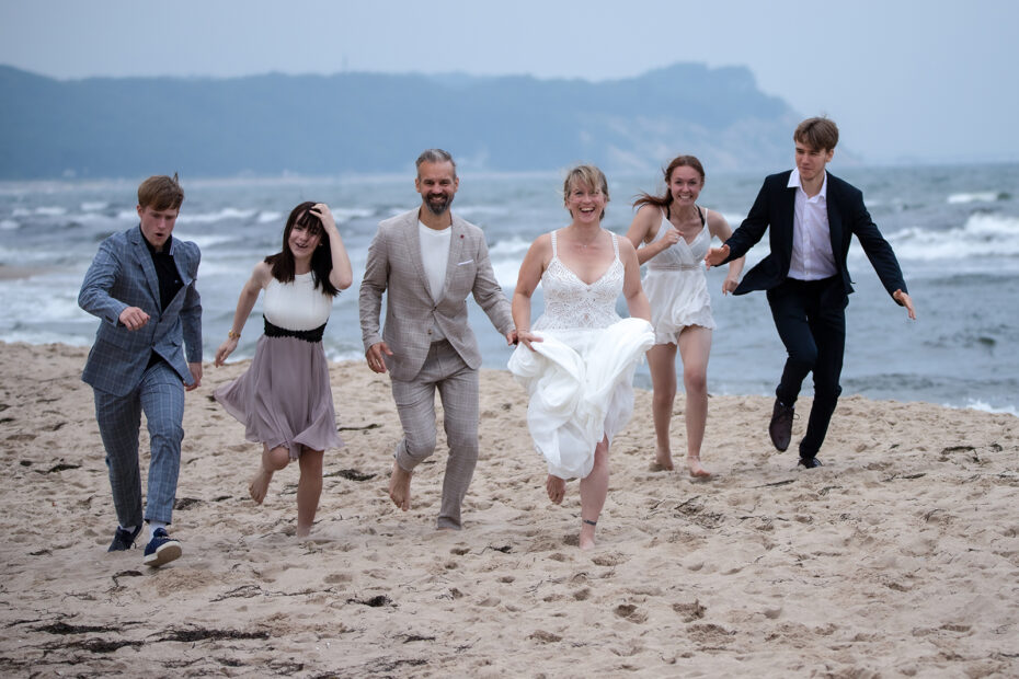 Heiraten in Göhren Vju Hotel Rügen im Aussichtsturm, Hochzeitsshooting am Strand von Göhren