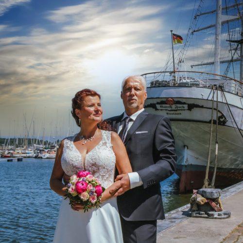 Heiraten in Stralsund auf der Gorch Fock