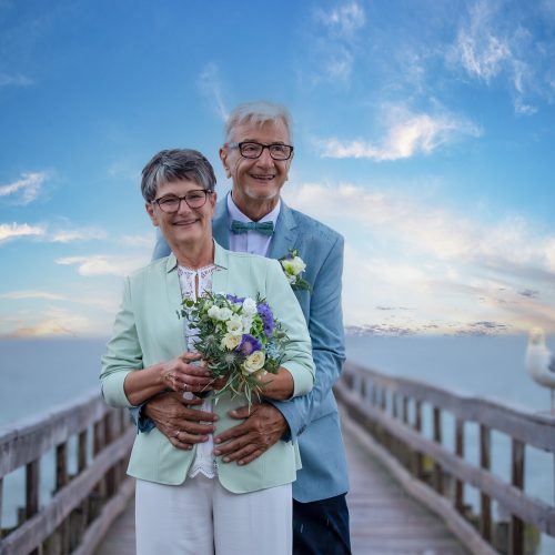 Heiraten in Zingst, Standesamt Zingst, Hochzeit Zingst auf Fischland-Darß, Hochzeitsshooting am Strand der Ostsee